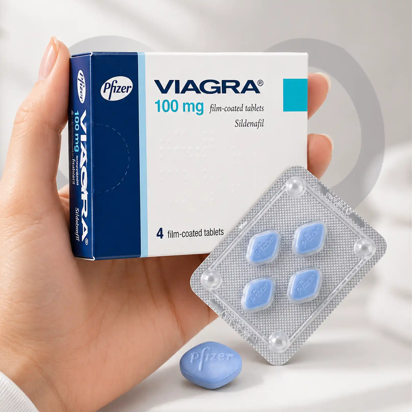 Pfizer Viagra 100mg - 4 Tablets Imported