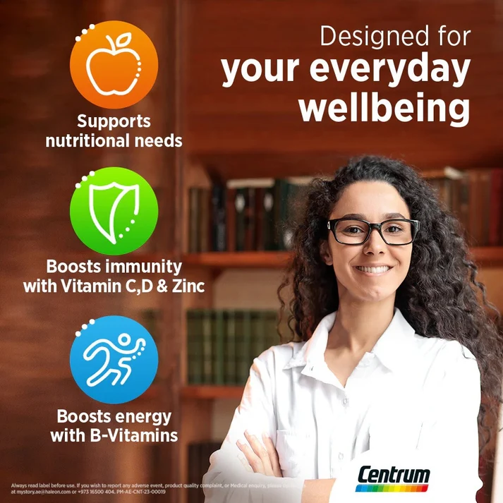 Centrum with Lutein Halal Adult Multivitamin (Saudia)